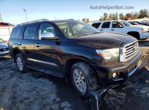 5TDDY5G15JS157401 2018 TOYOTA SEQUOIA Black წინა მარჯვენა