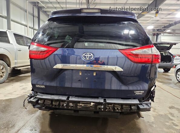 5TDDZ3DC3LS237032 2020 TOYOTA LIMITED Blue უკანა ხედი