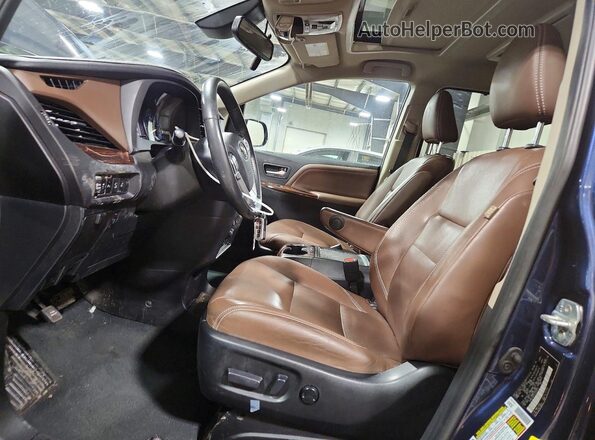 5TDDZ3DC3LS237032 2020 TOYOTA LIMITED Blue წინა სალონის ხედი