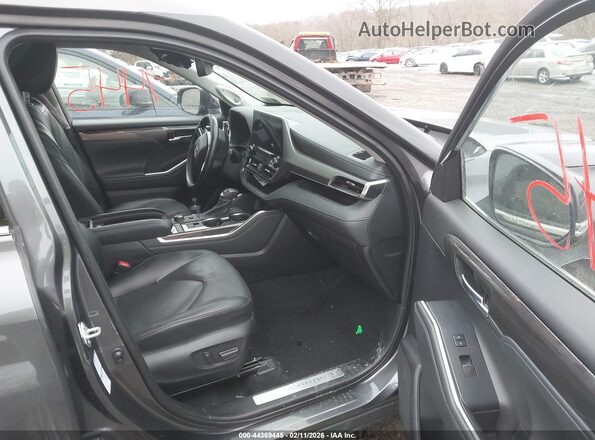 5TDDZRBH0NS166330 2022 TOYOTA LIMITED Gray Սալոնի դիմացի տեսք