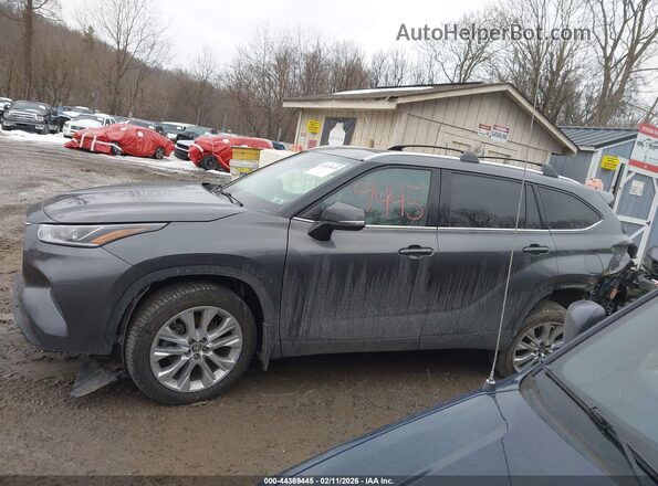5TDDZRBH0NS166330 2022 TOYOTA LIMITED Gray Սալոնի 360 աստիճան տեսք