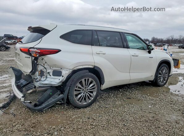 5TDEBRCH6MS059174 2021 TOYOTA HIGHLANDER HYBRID White 