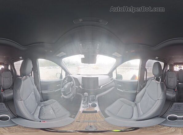 5TDESKFC2SS225288 2025 TOYOTA LIMITED Gray Панорамний вид салону 360°