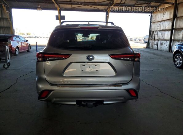 5TDFARAH8NS015012 2022 TOYOTA HIGHLANDER HYBRID Серебряный 