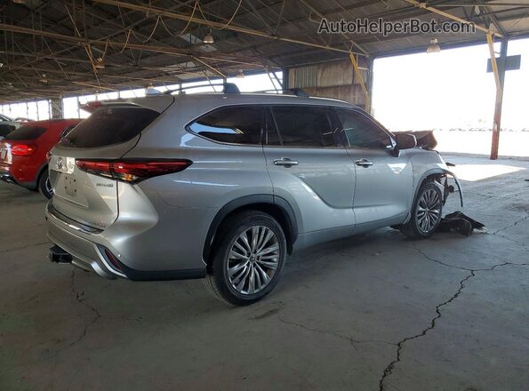 5TDFARAH8NS015012 2022 TOYOTA HIGHLANDER HYBRID Серебряный 
