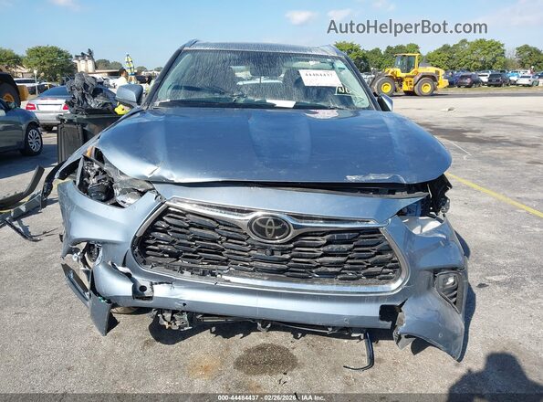 5TDFZRAHXMS041022 2021 TOYOTA HIGHLANDER Gray Առջևի վահանակի տեսք