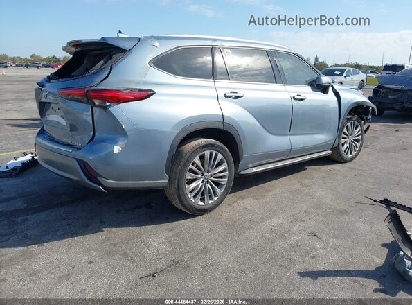 5TDFZRAHXMS041022 2021 TOYOTA HIGHLANDER Gray Հետևի աջ