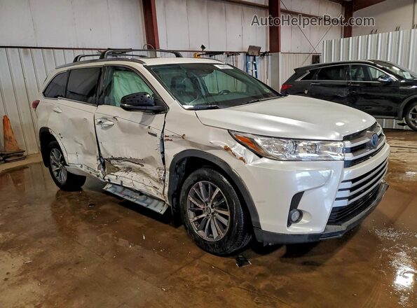5TDJGRFH3JS051363 2018 TOYOTA HIGHLANDER HYBRID White 