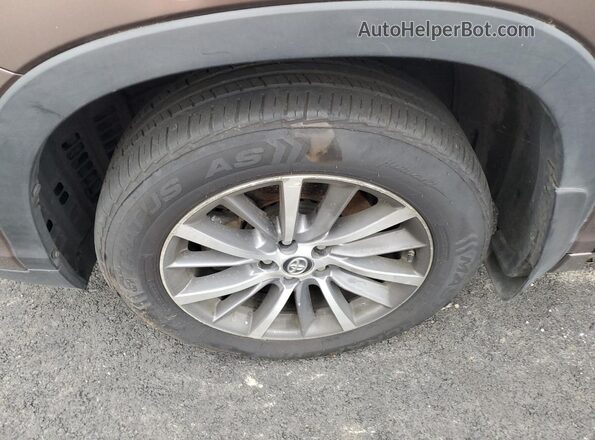 5TDJGRFH5JS045273 2018 TOYOTA HIGHLANDER HYBRID Желто-коричневый 