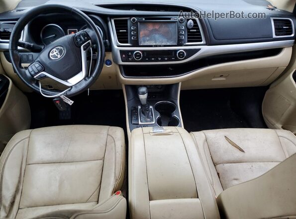 5TDJGRFH5JS045273 2018 TOYOTA HIGHLANDER HYBRID Желто-коричневый 
