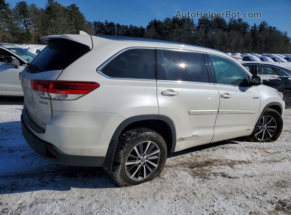 5TDJGRFH6JS051180 2018 TOYOTA HIGHLANDER HYBRID Белый 