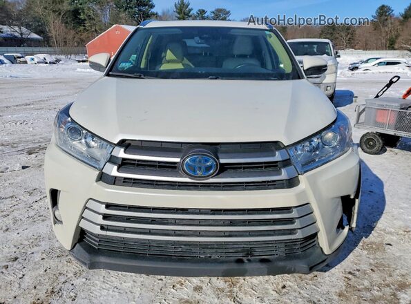 5TDJGRFH6JS051180 2018 TOYOTA HIGHLANDER HYBRID Белый 