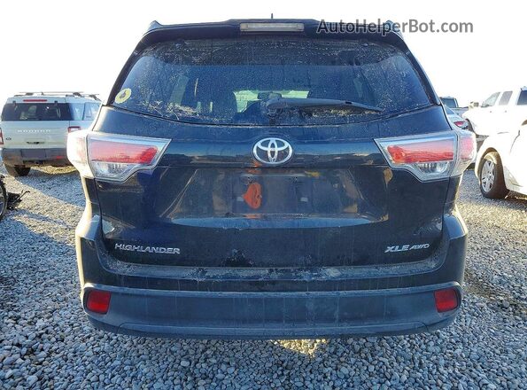 5TDJKRFH6GS339191 2016 TOYOTA LE Black უკანა ხედი