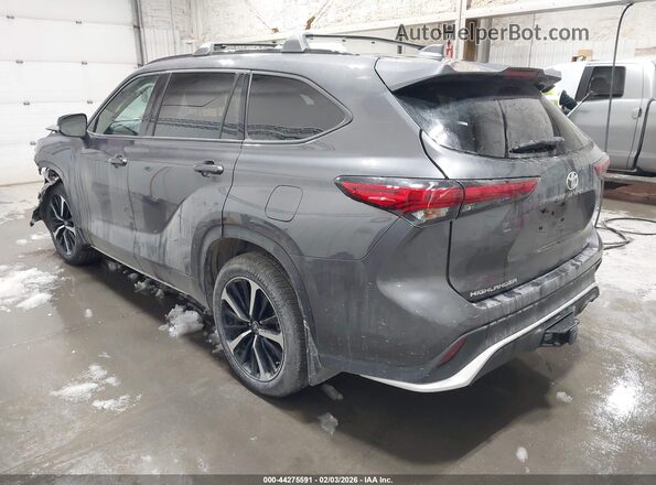 5TDJZRBH2NS169751 2022 TOYOTA HIGHLANDER Gray უკანა მარცხენა