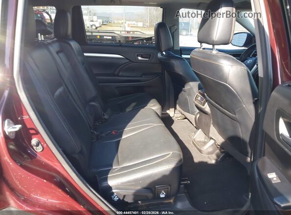 5TDJZRFH2JS908329 2018 TOYOTA LE Burgundy VIN კოდის სტიკერის ხედი