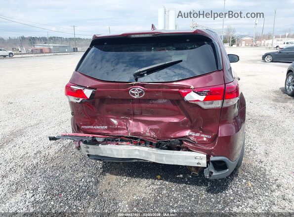 5TDJZRFH2JS908329 2018 TOYOTA LE Burgundy 