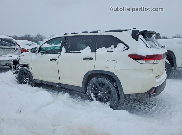 5TDJZRFH2KS970928 2019 TOYOTA HIGHLANDER Белый 