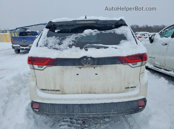 5TDJZRFH2KS970928 2019 TOYOTA HIGHLANDER Белый 