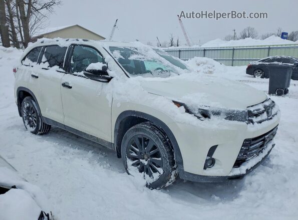 5TDJZRFH2KS970928 2019 TOYOTA HIGHLANDER Белый 