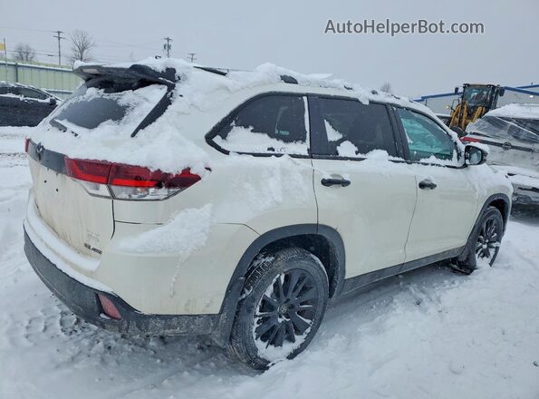 5TDJZRFH2KS970928 2019 TOYOTA HIGHLANDER Белый 