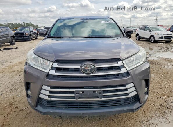 5TDJZRFH3KS957041 2019 TOYOTA HIGHLANDER Gray Vista frontal
