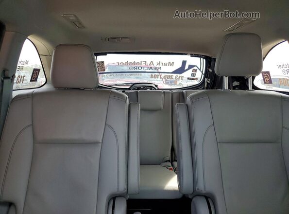 5TDJZRFH3KS957041 2019 TOYOTA HIGHLANDER Gray Vista de los asientos traseros