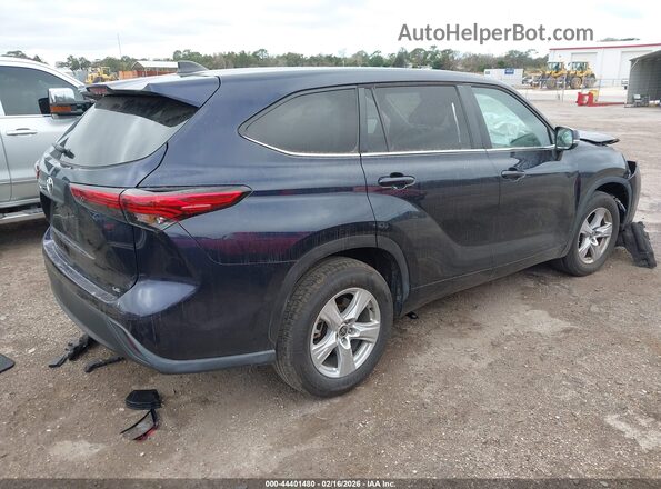 5TDKDRAH1PS042352 2023 TOYOTA LE Dark Blue Հետևի աջ