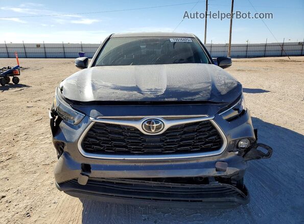 5TDKDRAH8PS504907 2023 TOYOTA HIGHLANDER Charcoal Widok z przodu