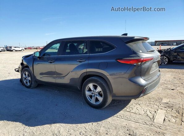 5TDKDRAH8PS504907 2023 TOYOTA HIGHLANDER Charcoal Tył lewy