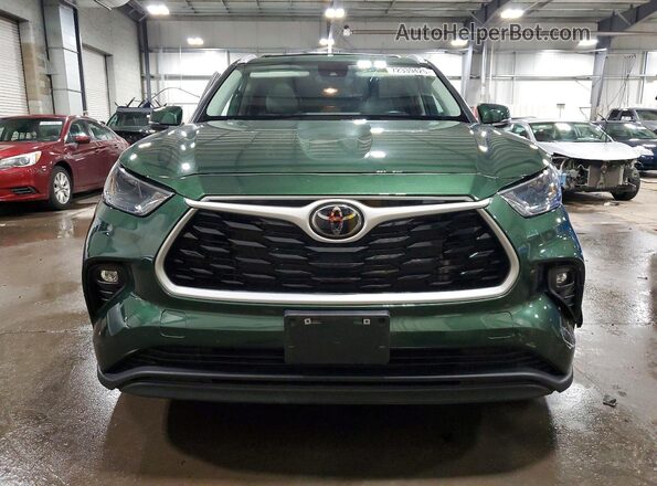 5TDKDRBH1PS506884 2023 TOYOTA HIGHLANDER Green Vista frontal