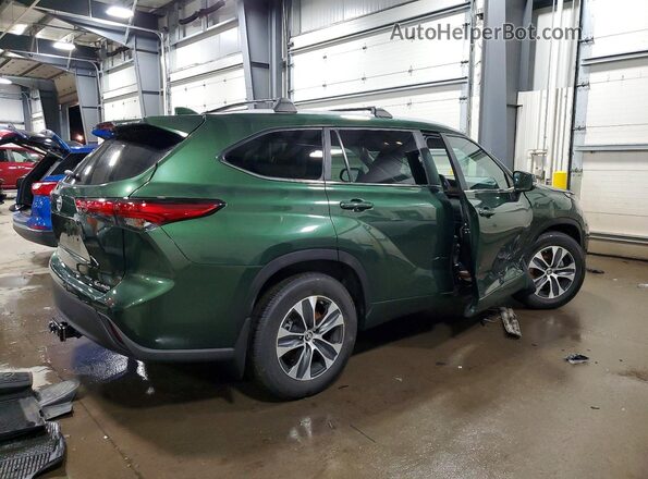 5TDKDRBH1PS506884 2023 TOYOTA HIGHLANDER Green Trasero derecho