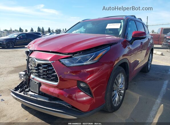5TDKDRBH4RS548761 2024 TOYOTA HIGHLANDER Red Передня ліва чверть