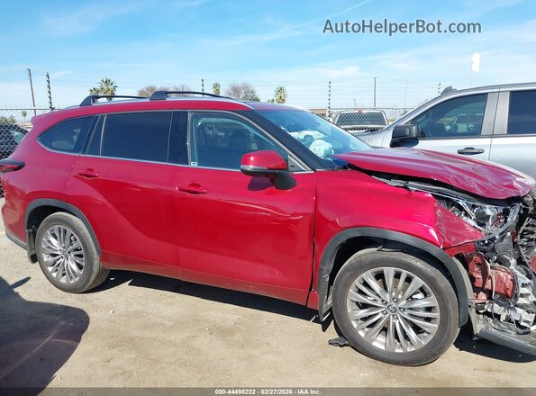 5TDKDRBH4RS548761 2024 TOYOTA HIGHLANDER Red Панорамний вид салону 360°