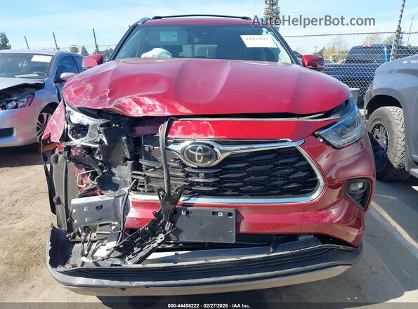 5TDKDRBH4RS548761 2024 TOYOTA HIGHLANDER Red Вид задньої частини салону