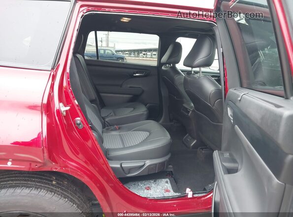 5TDKDRBH5SS591575 2025 TOYOTA HIGHLANDER Красный Вид наклейки с VIN-кодом