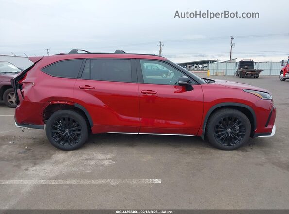 5TDKDRBH5SS591575 2025 TOYOTA HIGHLANDER Красный Панорамный вид салона 360°