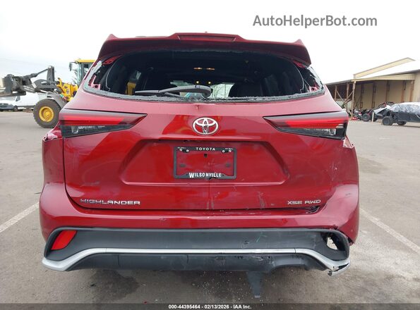 5TDKDRBH5SS591575 2025 TOYOTA HIGHLANDER Красный 