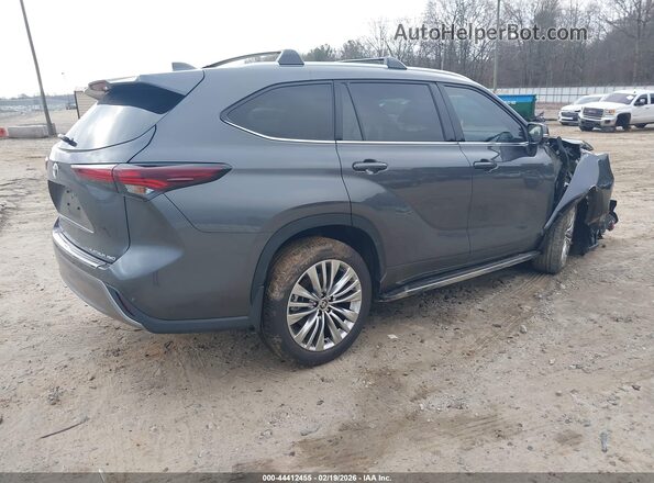 5TDKDRBH6SS592069 2025 TOYOTA HIGHLANDER Gray უკანა მარჯვენა