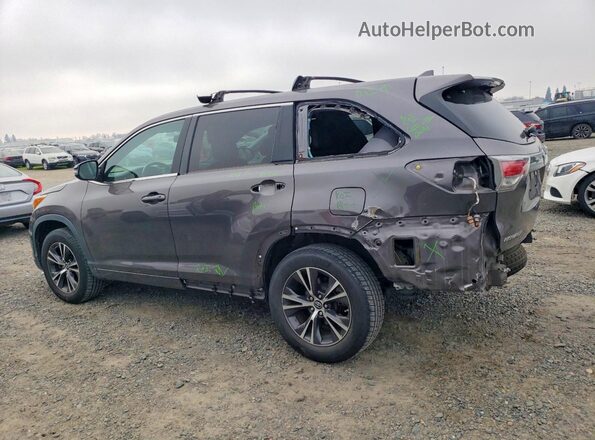 5TDKKRFH1GS147746 2016 TOYOTA LE Gray Rear left