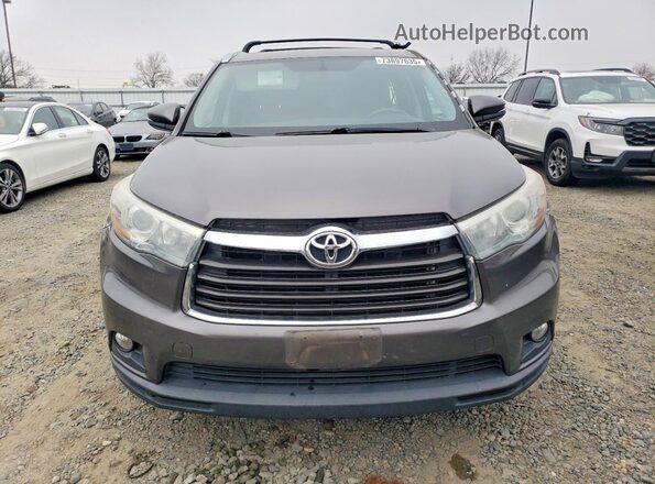 5TDKKRFH1GS147746 2016 TOYOTA LE Gray Front view