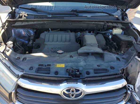 5TDKKRFH2GS148209 2016 TOYOTA HIGHLANDER Blue ძრავის განყოფილების ხედი