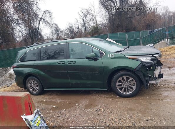 5TDKRKEC2PS173054 2023 TOYOTA LE Green Սալոնի 360 աստիճան տեսք