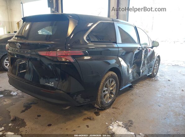 5TDKRKEC7MS003171 2021 TOYOTA LE Черный Задняя правая четверть