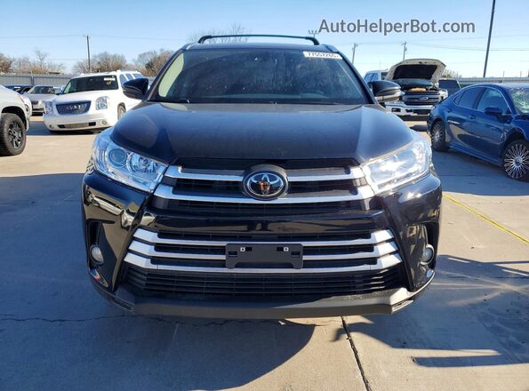 5TDKZRFH8KS337922 2019 TOYOTA HIGHLANDER Черный 