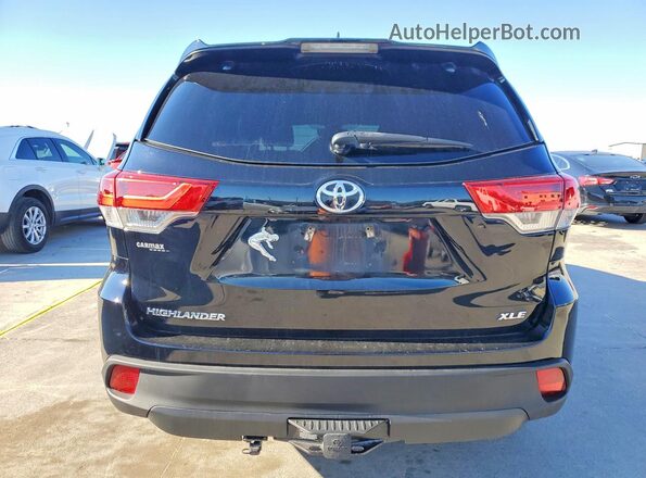 5TDKZRFH8KS337922 2019 TOYOTA HIGHLANDER Черный 