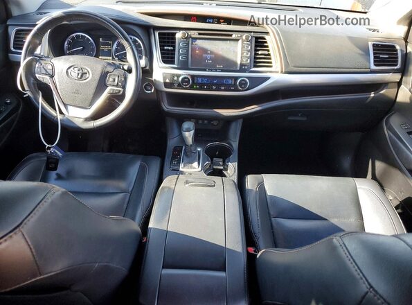 5TDKZRFH8KS337922 2019 TOYOTA HIGHLANDER Черный 