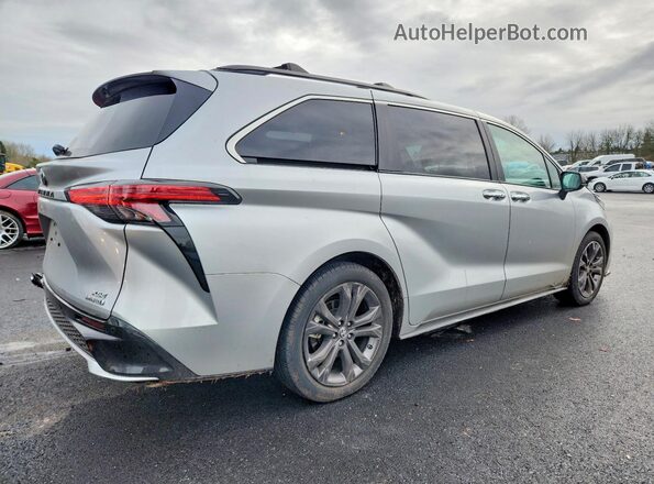 5TDXRKEC0PS170434 2023 TOYOTA SIENNA Silver Rear right