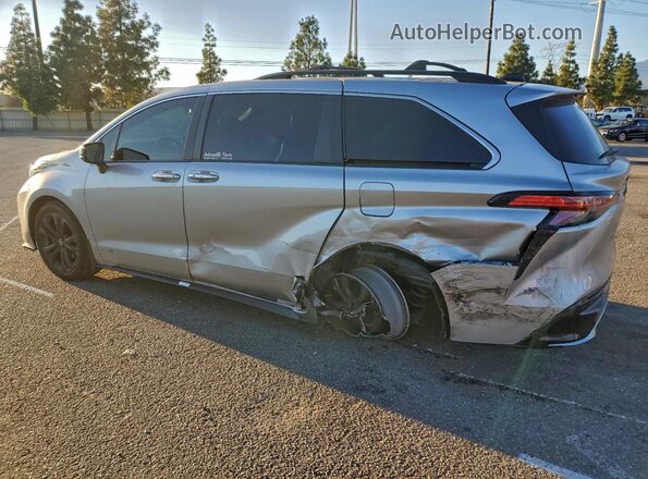 5TDXRKEC7MS043627 2021 TOYOTA SIENNA Silver Tył lewy