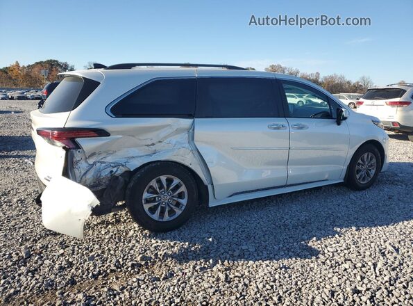 5TDYRKEC1NS101558 2022 TOYOTA LE White Trasero derecho