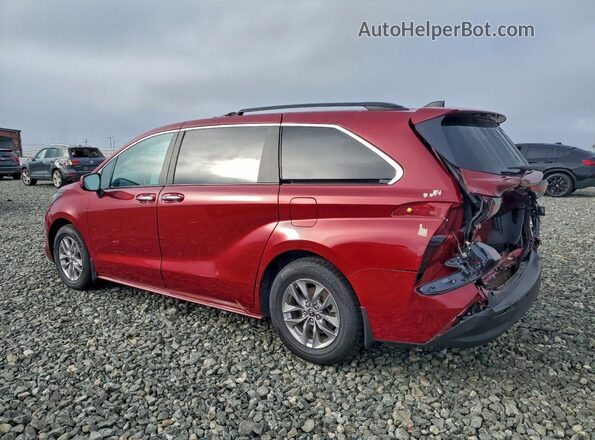 5TDYRKEC5NS125636 2022 TOYOTA SIENNA Red Tył lewy
